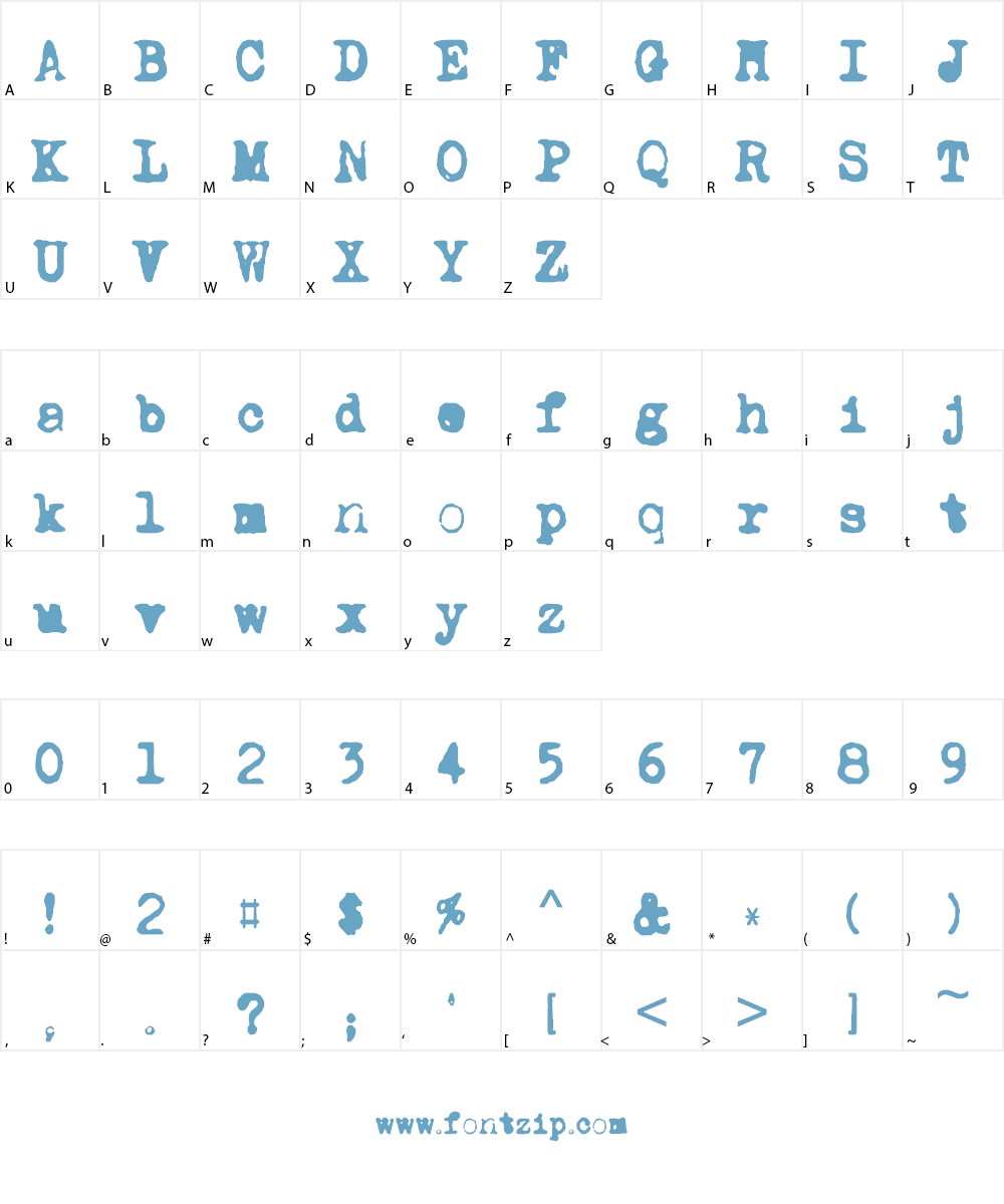 DK Carbonara Font Character